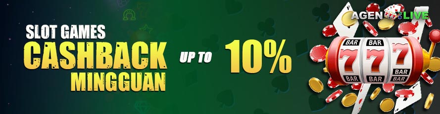Bonus Cashback Slot Game 5% - 10%