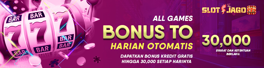 Bonus Turnover Harian up to 30ribu (ALL GAMES)